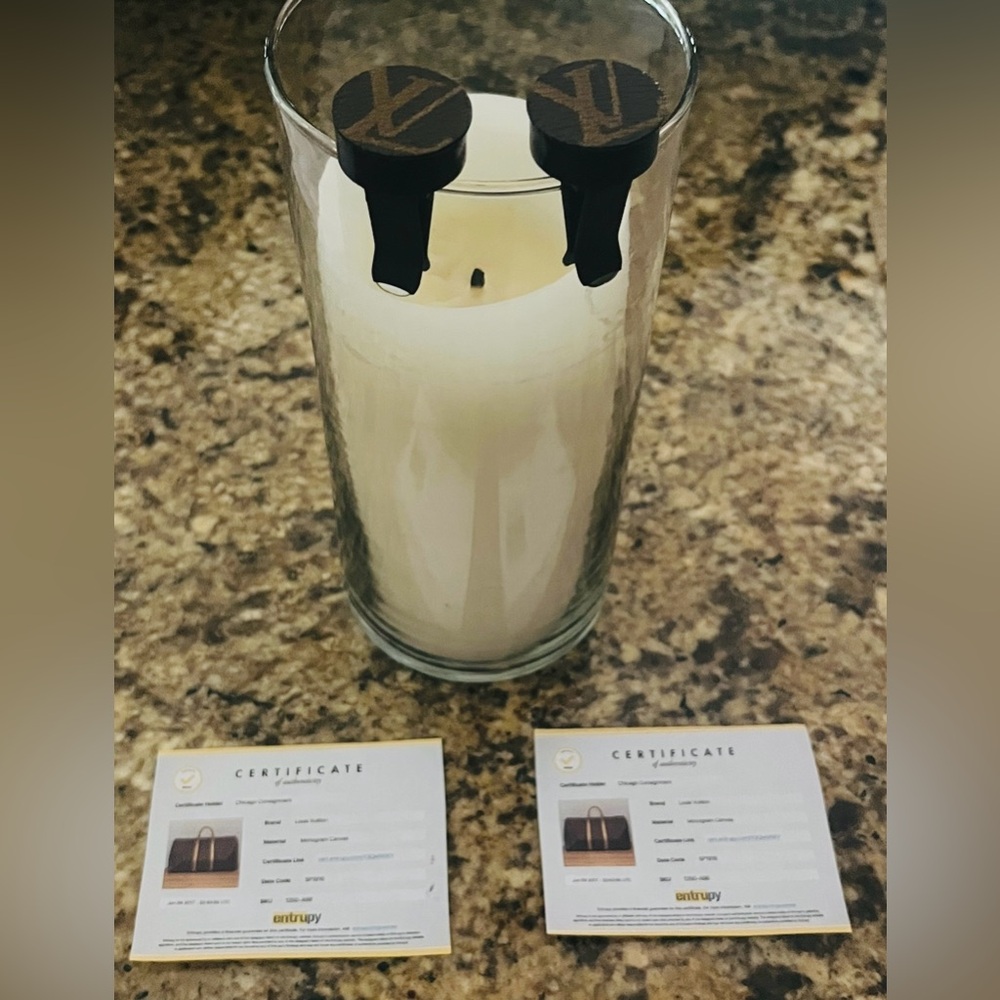 Car Vent Air Diffuser Monogram Canvas 2pc Bundle - image 2